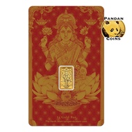 1g Perth Mint Diwali Lakshmi 9999 Gold Bar, 1 gram
