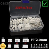 CACTU Header JST Connector, PH2.0 2p 3p 4p 5 pin 2.0mm 2.0mm Pitch Terminal Kit / Housing / Pin, Ter