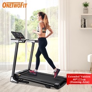 OneTwoFit Foldable Smart 2.0HP Treadmill 12KM/h  Incline Running Walking Machine Home Gym Workout OT158AUK