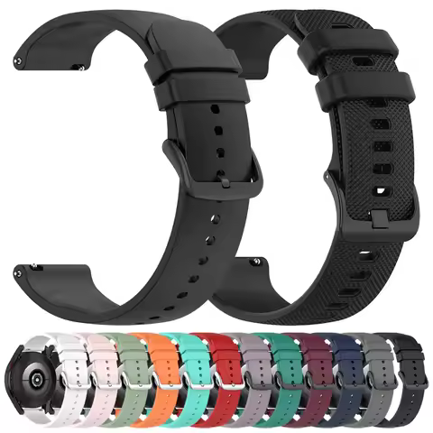 Sports Silicone 20mm 22mm Watch Strap For Garmin Venu 3 Band Forerunner 265 255 Music Vivoactive 4 F