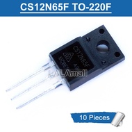 10pcs CS12N65F A9H TO-220F CS 12N65F CS12N65FA9H TO220F 12N65 12A/650V MOSFET Transistor new origina