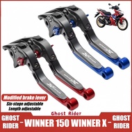 For HONDA WINNER X / WINNER 150 Adjustable Brake Lever Clutch Lever CNC Aluminum Motorcycle Accessor