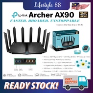 TP-Link Archer AX90 AX6600 Tri-Band Gigabit Wireless Wi-Fi 6 Router with Home Shield Security For Un