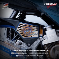 NSA PREMIUM N-TECH SERIES COVER RESERVOIR HUGGER TITANIUM GR5 COVER RESERVOIR HUGGER TITANIUM GRADE 