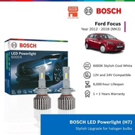 Bosch LED Powerlight Retrofit 6000K Ford Focus MK6 (2012 - 2018) H7 Car Halogen Headlight Retrofit B