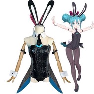 (全新)初音未來 黑兔女郎 cosplay服裝假髮
