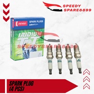 Denso Iridium TT IT20TT Spark Plug For Proton Exora Gen2 Persona Preve Saga BLM Satria Neo Waja CAMP