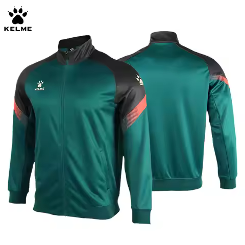 Kelme Sports Coat China League One Player's Edition Men's Football Training Knitted Jacket Playoff C