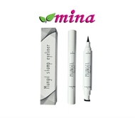 MUNGIL Eyeliner Stamp 2in1 Celak Mata Liquid Eyeliner Black Waterproof Original HQ