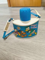 Vintage 80s 日本象印牌米奇老鼠唐老鴨 小學生水壺