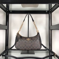 🎀Brand New Free Shipping💙Coach CA548 腋下包 斜挎包 半月包 手袋 手提包｜Color 棕色｜Size 24x13x7 cm💙配件全齊適合送禮 嚴格檢測貨品絕對完美