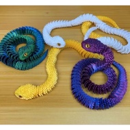 3D Printing Snake Toy Simulation Snake Ornament Movable Multi-Sendi