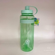 Original Taiwan Green Bell BPA Free Drinking Water Bottle With Shoulder Strap And Straw 2500ML 台湾绿贝健