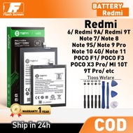 Battery For Redmi 6 9A 9T/ NOTE 7 8 9S 9 PRO/ NOTE 10 4G NOTE 11/ POCO F1 F3 X3 PRO/ MI 10T 9T PRO