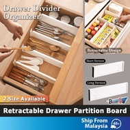 BEST4U Drawer Partition Board / Retractable Drawer Divider / Expandable Drawer Organizer / Multi-use