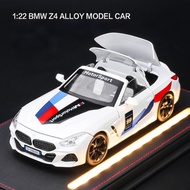 1:22 BMW Z4 M40i Convertible Alloy Scale Car Model Diecast Metal Model Car Sound＆Light Collection Ch