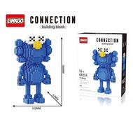 Bộ đồ chơi lắp ghép KAWS Sesame Street - Mô hình 3D LINKGO Nanoblock