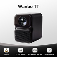 ☂Wanbo TT Projector Netflix Certified 1080P Linux System Mini Projector, 650ANSI 4K Dolby AudioG.U#