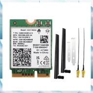 [W F S B] WiFi 6E AX211NGW WiFi Card with 8DB Antenna 5374Mbps Tri Band 2.4G/5G/6Ghz BT5.3 Wireless 