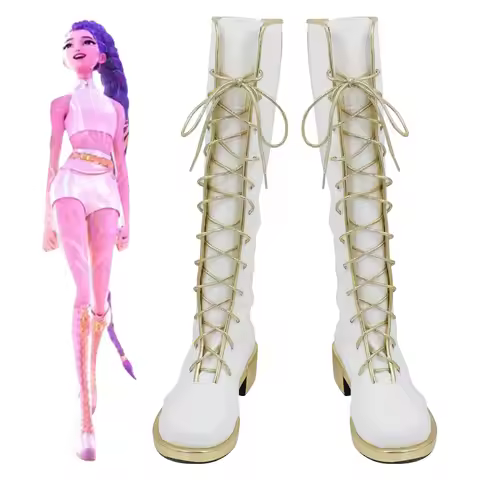 Girls Kpop Demon Hunter Cosplay Mira Zoey Rumi Boots Kids Cosplay Adult Child Stage Performance Shoe