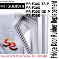 Mitsubishi Refrigerator Fridge Door Seal Gasket Rubber Replacement MR-F30C-TS-P MR-F30D MR-F30D-GD-P