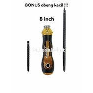 8 Inch Magnetic Reciprocating Screwdriver Plus Min - | Screwdriver BB 8" + | Material Mart