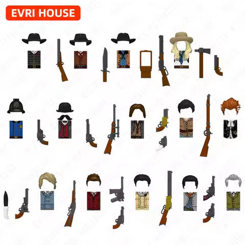 RDR Mini Action Figures Building Block Dolls Bricks Game Assembly Assembly Toys for Children N409-41