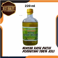 Minyak kayu putih perhutani 220ml asli segel kuning lebih panas
