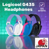 Logicool G435 LIGHTSPEED Wireless Headset 165g Lightweight Bluetooth Compatible Gaming Headphones