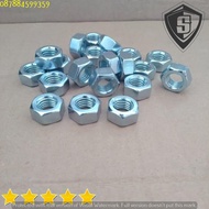 10 paket Mur M12 x 175 Kunci 19 Galvanis Putih