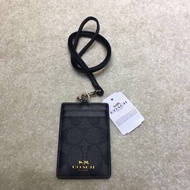 Coach F65573ผู้ถือนามบัตร สายคล้องบัตร ผู้ถือบัตรทำงาน ผู้ถือบัตรธนาคาร รายการ ID ผู้ถือบัตรธุรกิจเช