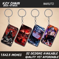 Anime Sintra Keychain - Naruto 2.0 (back-to-back)