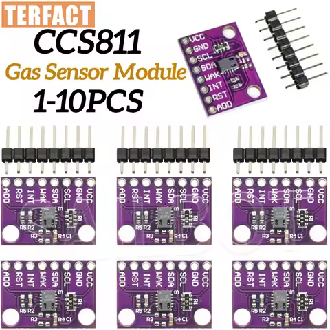CCS811 Gas Sensor Carbon Dioxide Detection Sensor Module CCS811 CO2 eCO2 TVOC Air Quality Detecting 