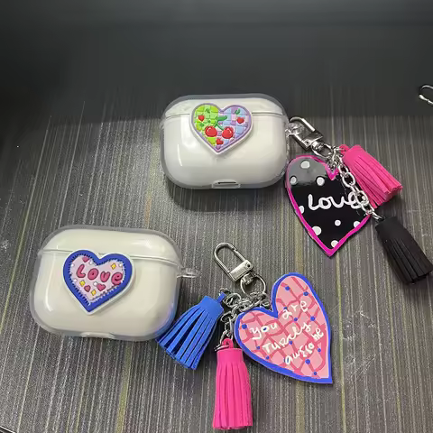 fashion /love case For Lenovo LP2pro LP5 PRO LP23 LP3pro LP40pro LP19 LP12 LP80pro Case Silicone ear