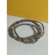 Necklace 3laps 4 Season
Phantom 4mm Natural Crystal /Gelang Leher 3layer 4 Season Phantom Kristal

H