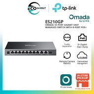 TP-Link Omada ES210GP 10-Port Gigabit Easy Managed Switch with 8-Port PoE+
