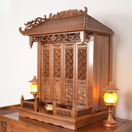 Buddha Altar Shrine With Door Wall-mounted Altar Cabinet Incense Offering Table Home Altar Table
