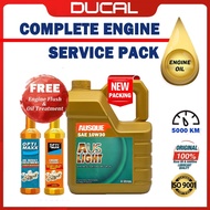 DUCAL IMPORT QUALITY AUS Engine Oil 10W30 API SM/CF 3 Litres( FREE 1 Oil Treatment & engine flush ) 