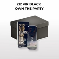 Parfum Pria 212 VIP BLACK OWN THE PARTY Original Singapore