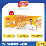 WINCheez Keju GOLD 2 KG x 1 Karton Isi 8 Pcs