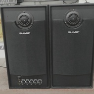 Speaker active SHARP cbox asp250bl audio karoke sharp