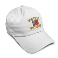 Soft Baseball Cap Vietnam Veteran War B Embroidery Flags USA Twill Cotton Army Dad Hats for Men & Wo