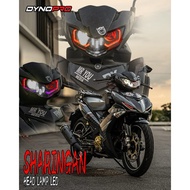 YAMAHA Y15 V2 / Y15ZR V2 / LC135 V8 Fi ( 100% ORIGINAL DYNOPRO ) HEAD LAMP SHARINGAN LAMPU DEPAN LED