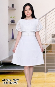 DM MODE / DRESS SCUBA MIX BROKAT MODEL CAPE TERBARU / DRESS KLOK A / GAUN PESTA HITAM DAN PUTIH/ BAJ