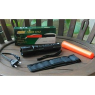 Senter Police StunGun (Senjata, Kejut Listrik, Alat Setrum, Stun gun)