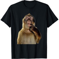 Thinking Monkey Meme T-Shirt Unisex T-Shirt