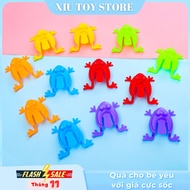 Fun Jumping Plastic Frog Toy as a Entertainment Gift for Children (Combo of 20)