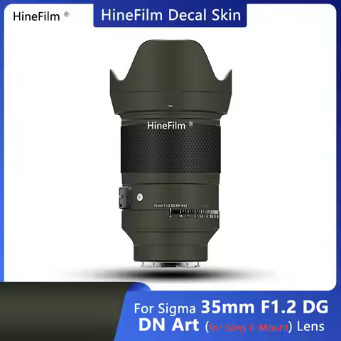 Customized Skin for Sigma 35 F1.2 FE Mount Lens Decal Skins 35 1.2 Wrap Cover for Sigma 35mm F1.2 DG