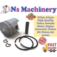ET650 ET950 High Quality Tahan Yamaha Motor Engine Generator Piston Kit Piston Set 45mm