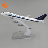 Singapore Airlines Boeing 747 B747 Aircraft Model Alloy Metal Diecast Plane Airplane Airliner Gift T